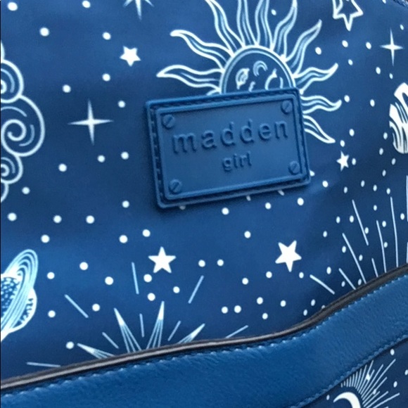 New Madden Girl Recycled Nylon Celestial All Over Print All Purpose Backpack - Picture 4 of 10